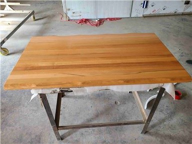 Kayın Ahşap Live Edge Yemek Masası Üstü