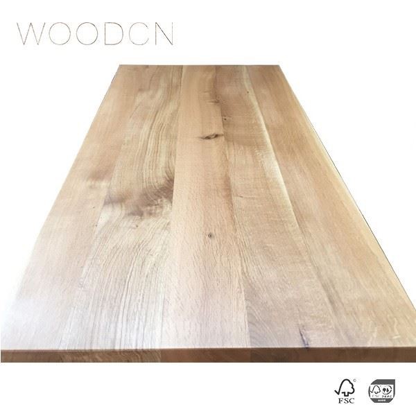 Solid White Oak Wood Edge Glued Counter Tops Factory