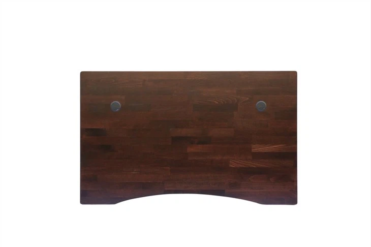 Wholesale Beech Wood Butcher Block Walnut Color Office Desk