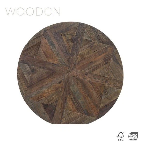 Oak Wood Dining Veneer Table For Restaurant